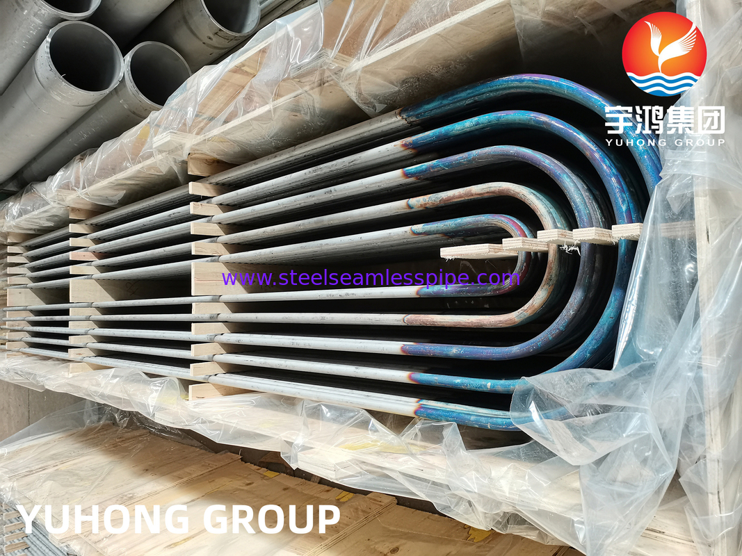 ASME SA213 TP316L Tubo de dobra U de aço inoxidável para trocador de calor e caldeira