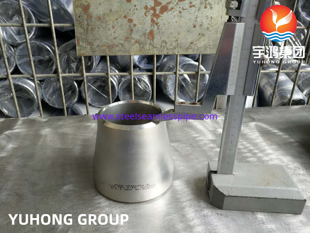 ASTM A403 WPS31254-W (254SMO) Redutor duplex de aço inoxidável Butt Weld Fitting B16.9
