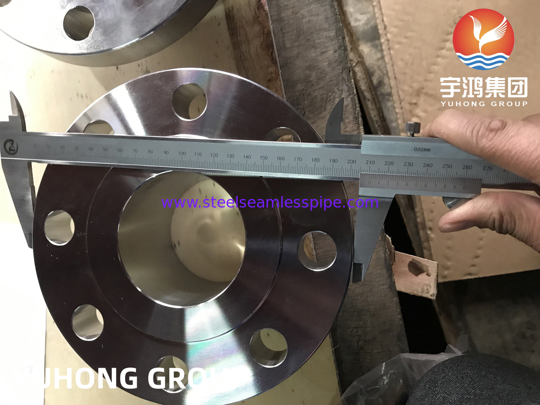 ASTM A182 F51 Duplex Steel Forged Weldneck Flange RF B16.5 para petróleo e gás