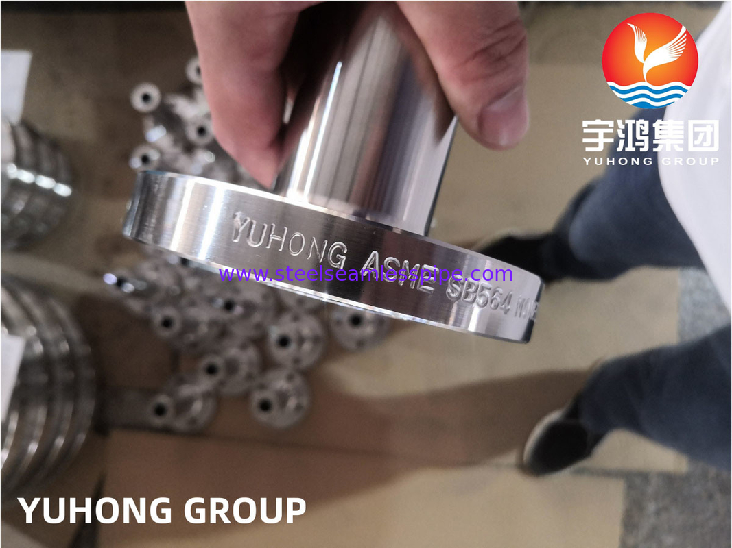 ASME SB564 Monel 400 (UNS N04400, 2.4360) Flange de pescoço de solda longa de liga de níquel