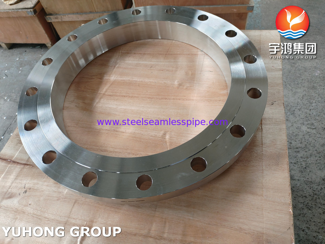 Tratamento de água, ASTM A182 F904L, N08904 Flanca de aço inoxidável deslizante, face elevada, B16.5