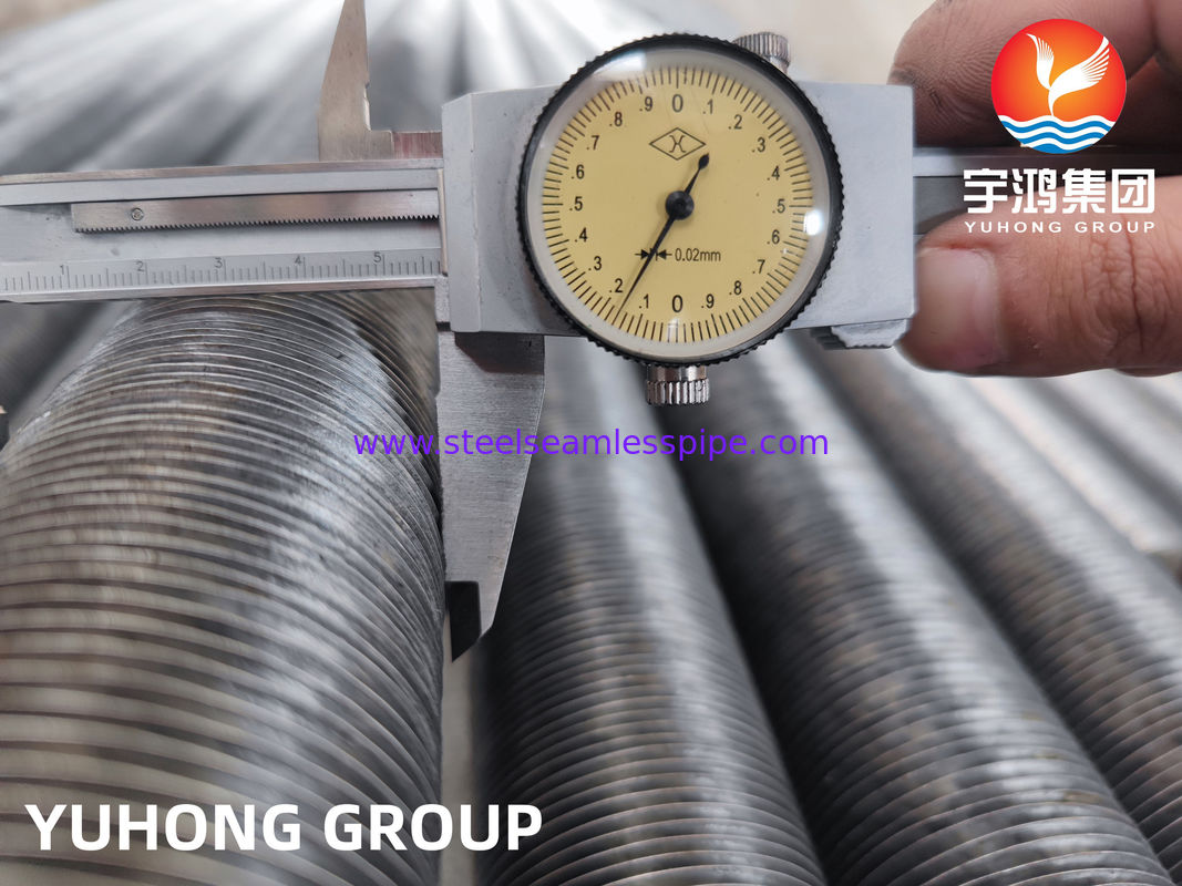 Tubo aletas personalizado com material de aleta de alumínio e múltiplos tipos de aletas para aplicações em trocadores de calor e condensadores