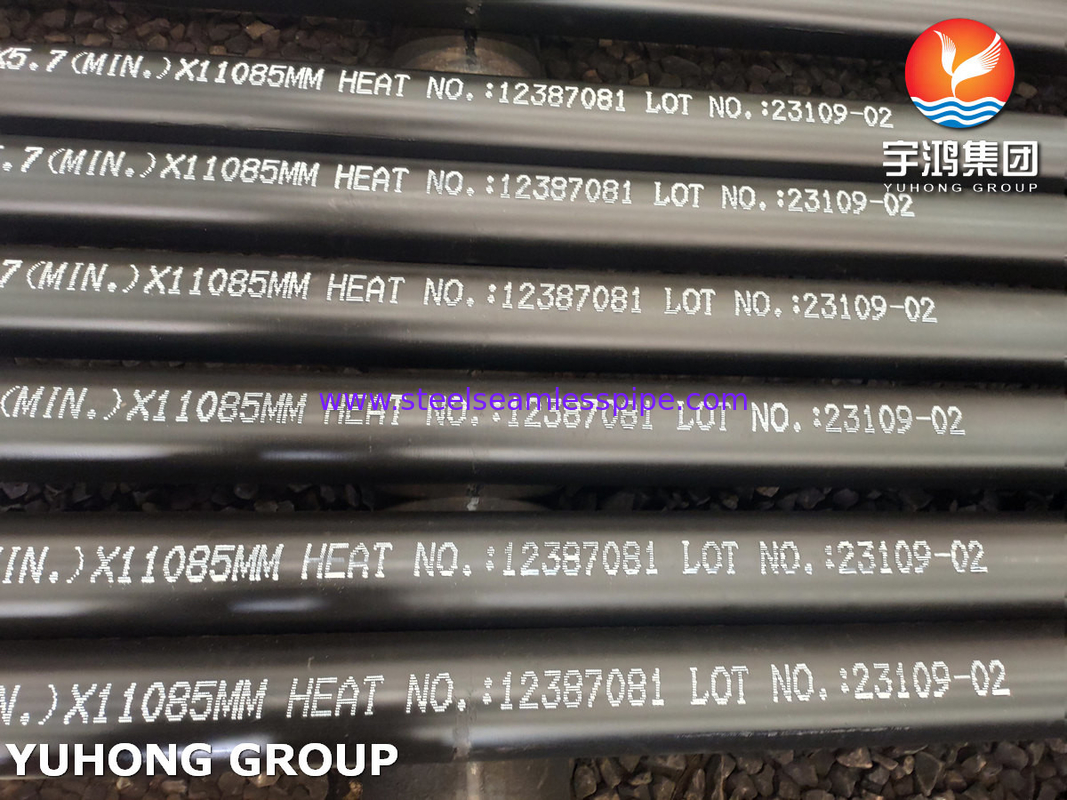 ASME SA213 T9 T11 T22 T91 Tubos sem costura de aço ligado para tubos de forno a fogo