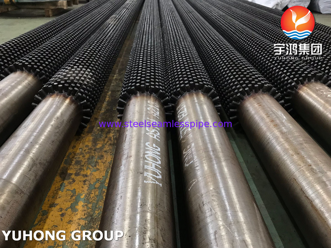 ASTM A213 T9 Tubo de aleta de aço ligado, 13Cr Stud para central eléctrica