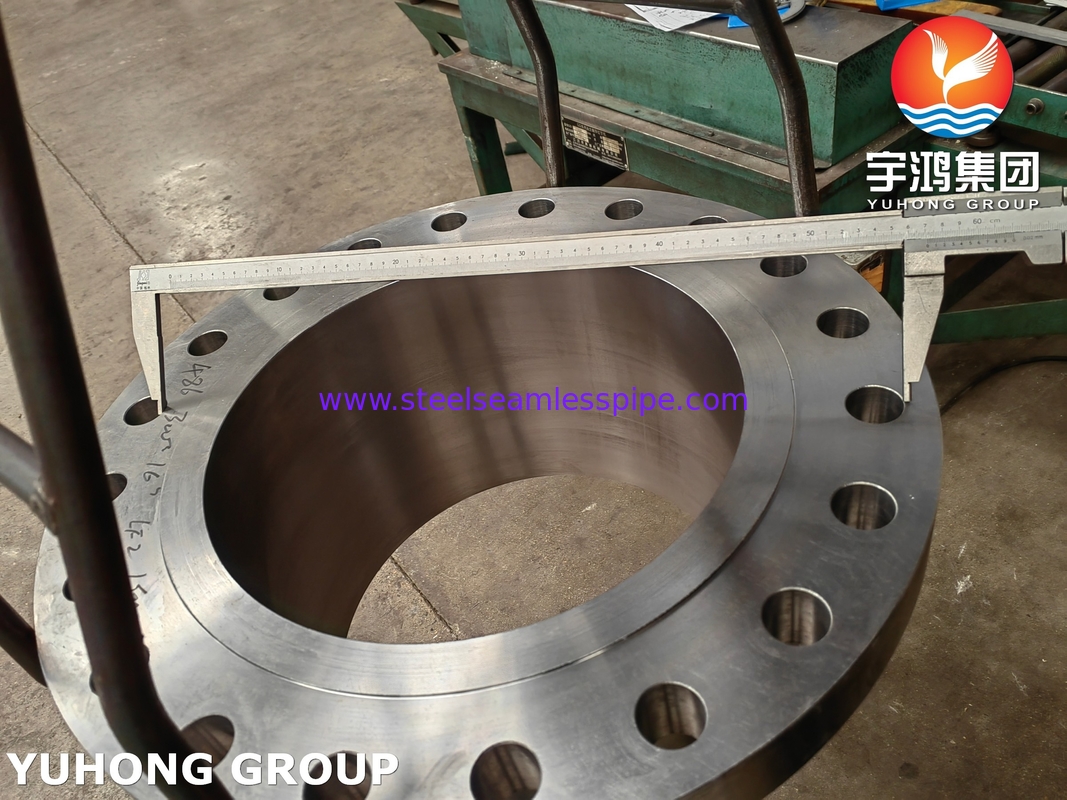ASTM A350 LF2 Classe 1 Flange de pescoço de solda de aço ligado a baixa temperatura Flange forjada