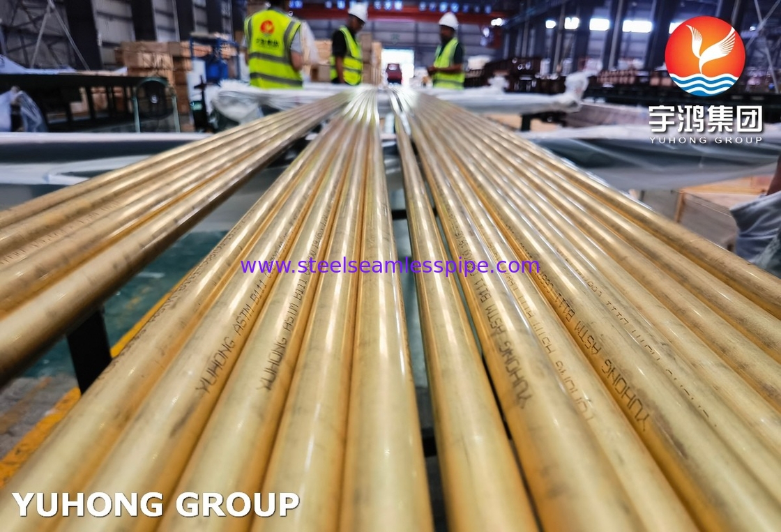 C68700 Tubo sem costura de liga de cobre ASTM B111 para trocadores de calor