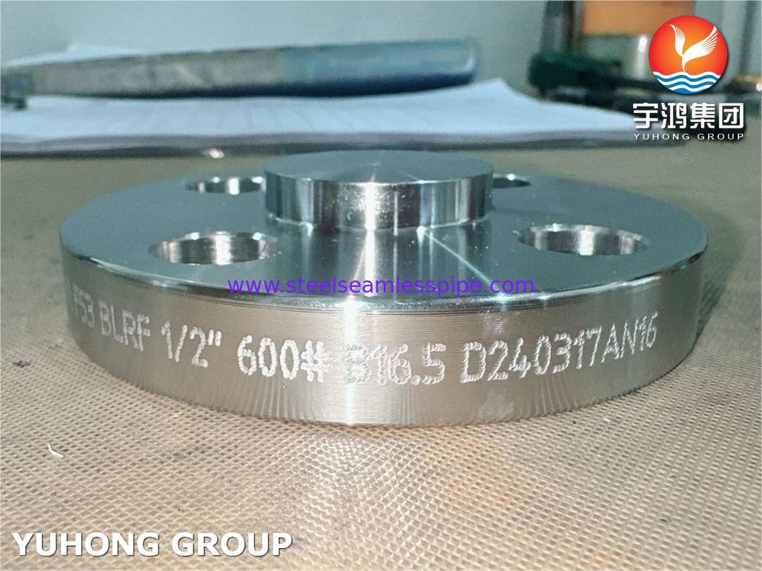 Flange Forjada de Aço Duplex ASTM A182 F53 B16.5 para Óleo e Gás