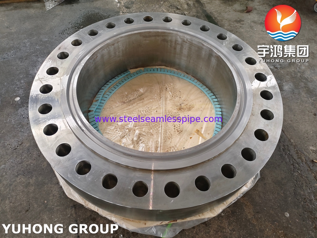 ASME SA266 Gr.2N Forja de aço carbono Flange de corpo de aço para recipientes sob pressão