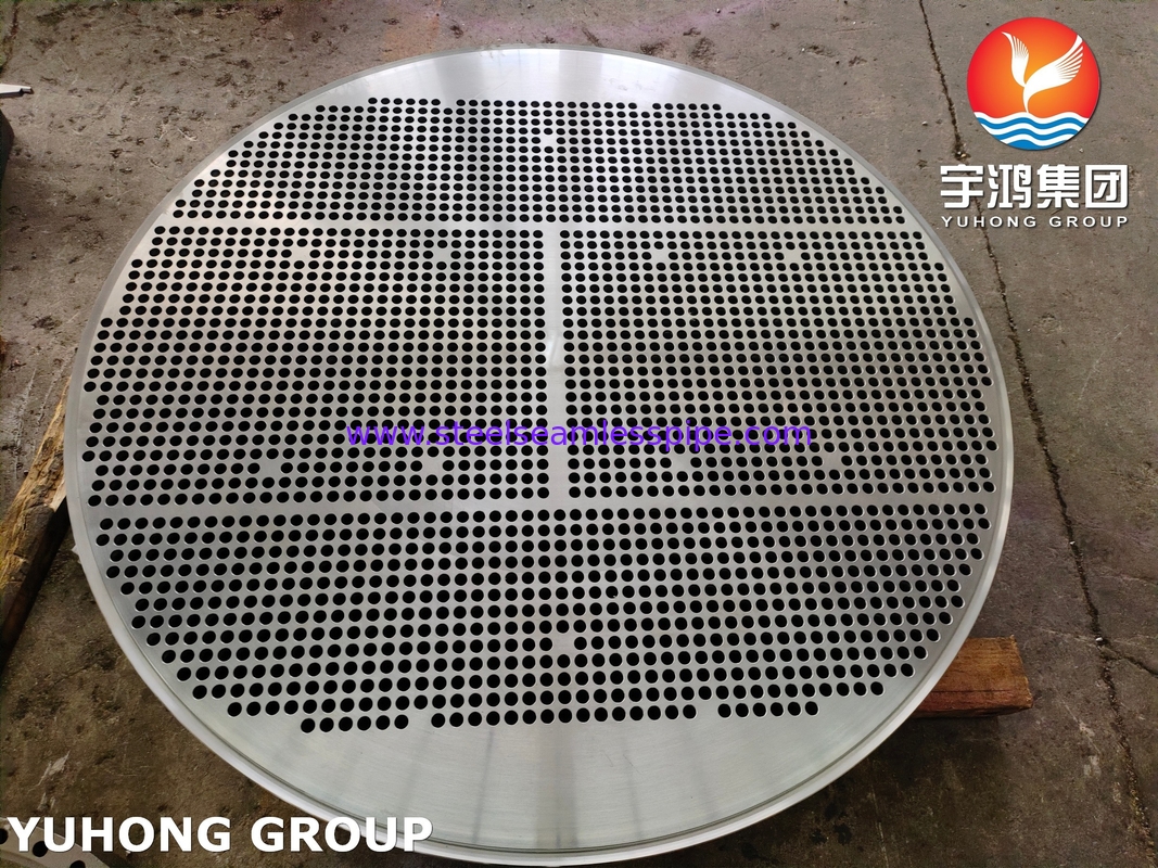 Filtro de tubos de aço ligado ASTM A335 ASME SA335 F5N OD 1761MM*182MM 2476HOLES*19.25MM APLICAÇÃO DE EXCAMPADOR DE CALOR