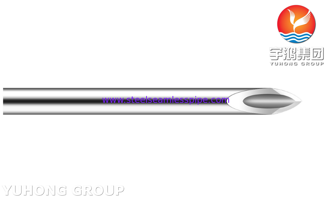Tubo de agulha de mesoterapia de aço inoxidável 32G para cirurgia plástica, ponta de agulha trivial