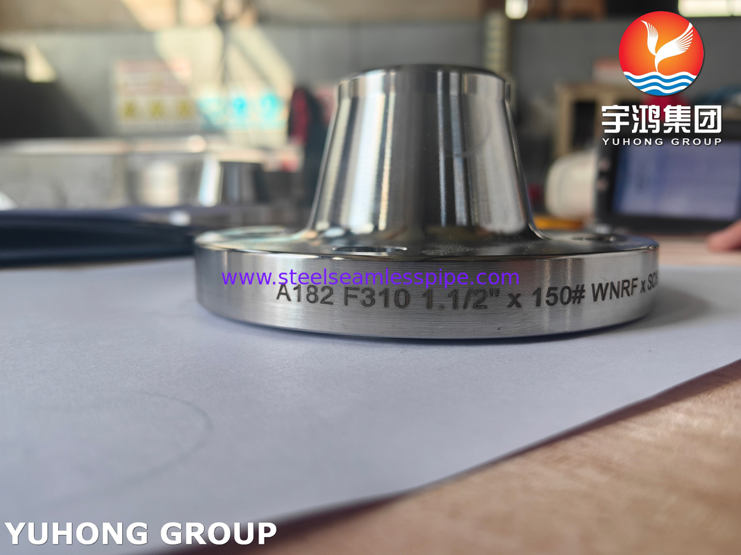 ASTM A182 F310 Flange WNRF de aço inoxidável ASME B16.5 Flange de aço forjado