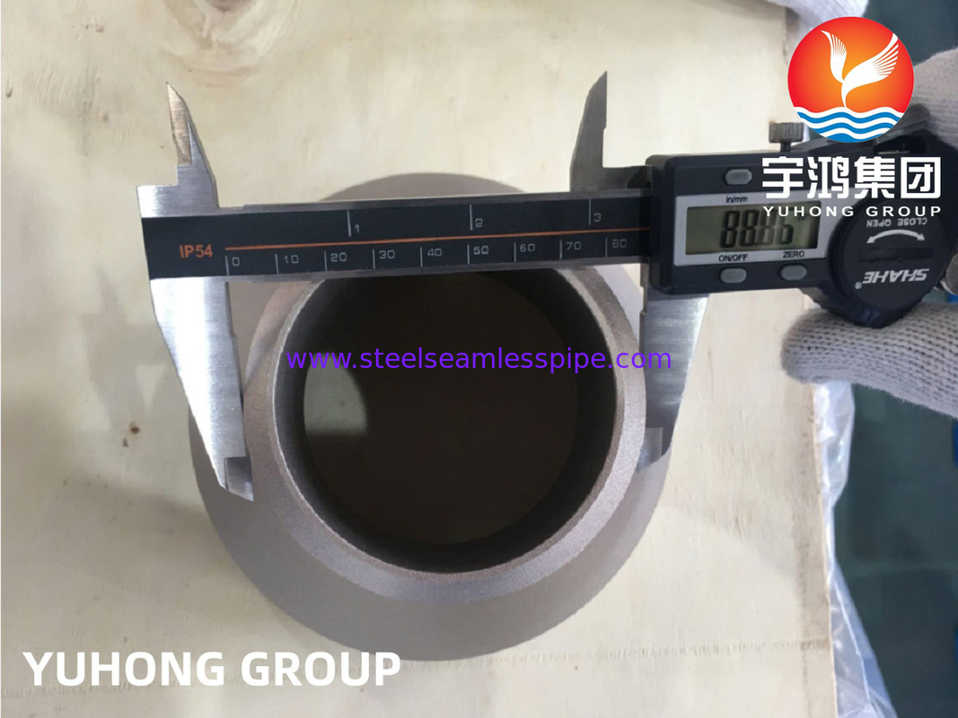ASTM B466 C70600 Copper Nickel Fitting Reducer excêntrico B16.9 para sistema de arrefecimento