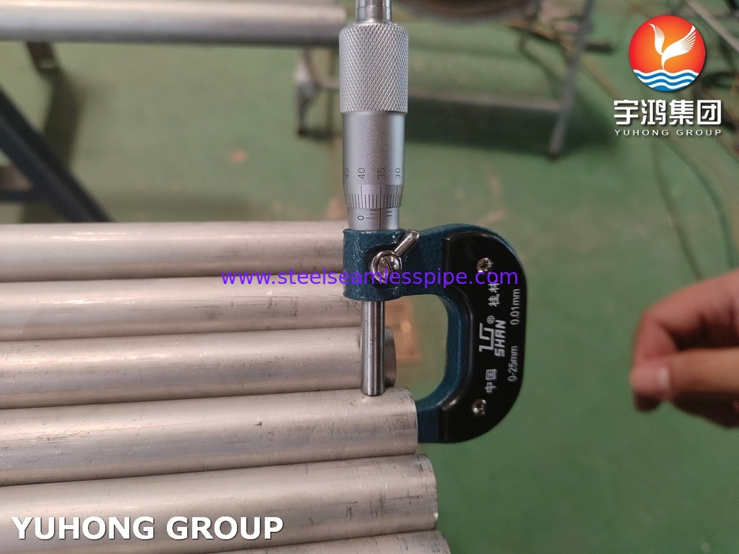 ASME SA789 / ASTM A789 S32750 Tubos duplex sem costura de aço inoxidável para trocadores de calor, Aplicação química