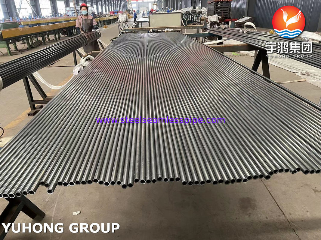 Tubo sem costura de aço inoxidável a268 405 tp409 tp410 tp430 tp439 Trocador de calor aquecido brilhante
