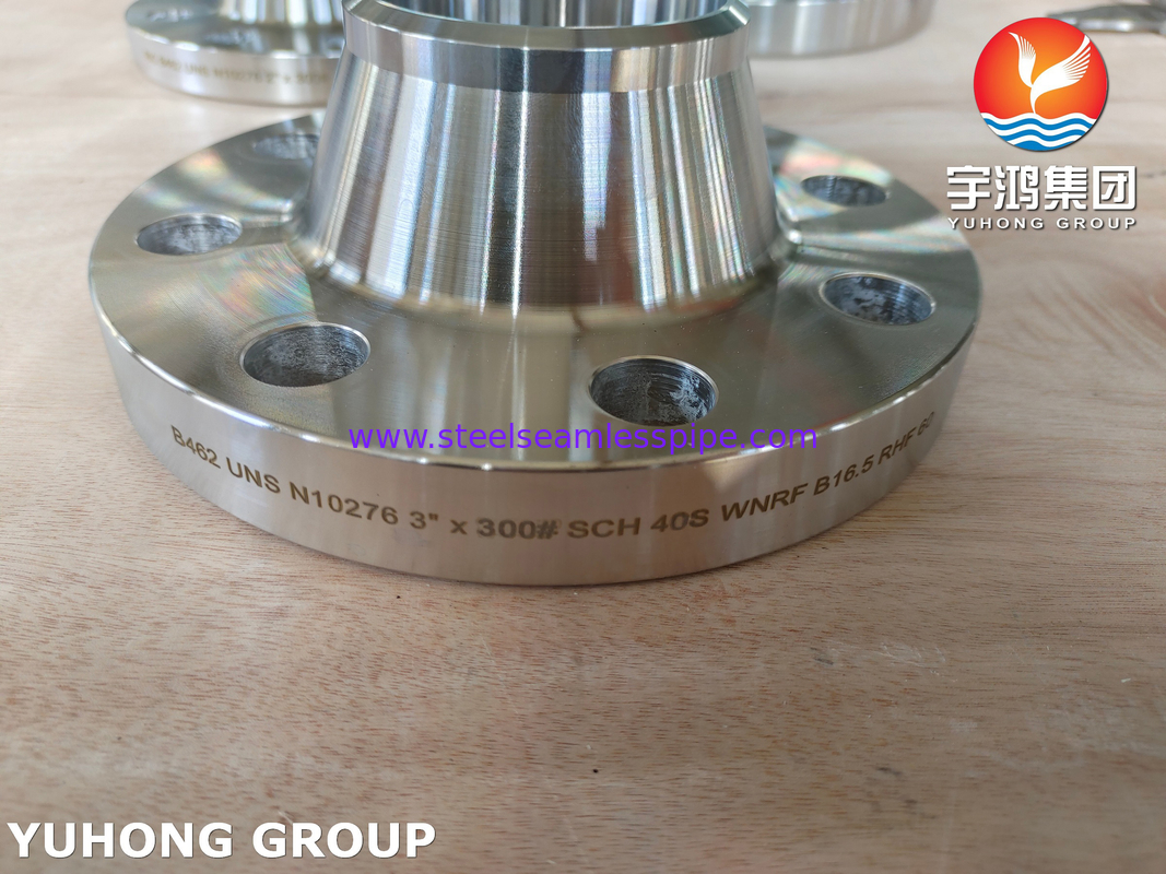 ASTM B564 N10276 Flange forjada de aço de liga de níquel B16.5 para aplicação em altas temperaturas