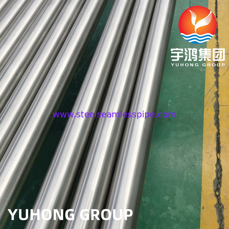 ASTM B861 Grade 2 UNS R50400 Titanium Alloy Seamless Pipe For Seawater Condenser