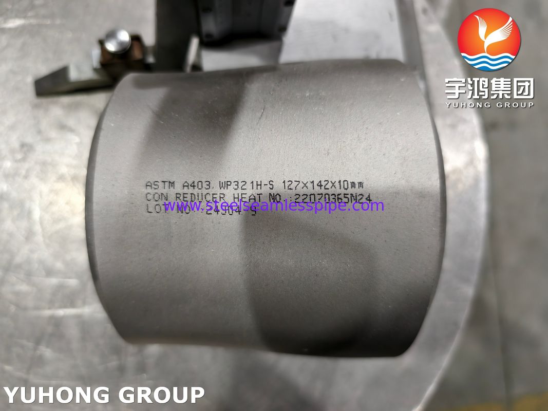 ASTM A403 WP321H / 1.4878 Redutor concêntrico de aço inoxidável ASME B16.9