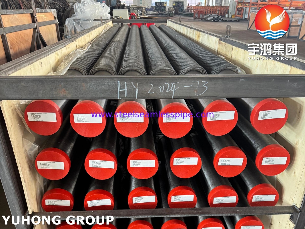 Tubo com aleta serrilhada ASTM A335 P11 com aleta GR 11 para sistema HSRG de superaquecedor
