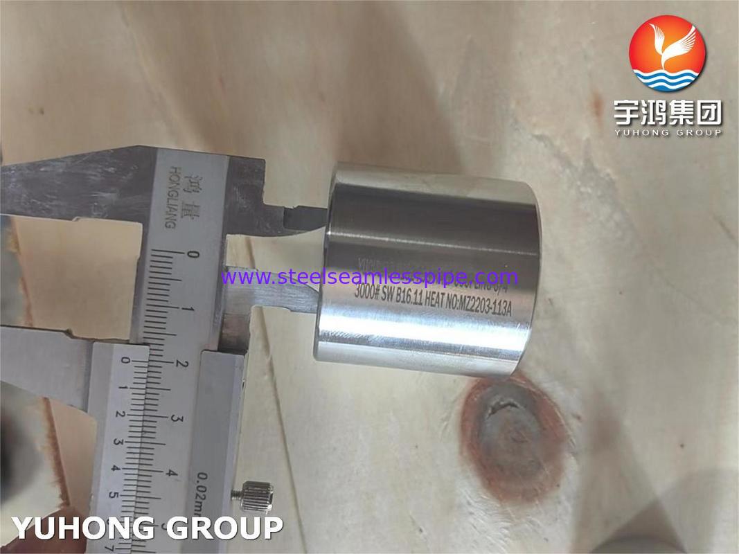 Acoplamento de Aço Inoxidável Super Duplex ASTM A182 F53 de Alta Pressão e Resistente à Corrosão para Aplicações de Óleo e Gás