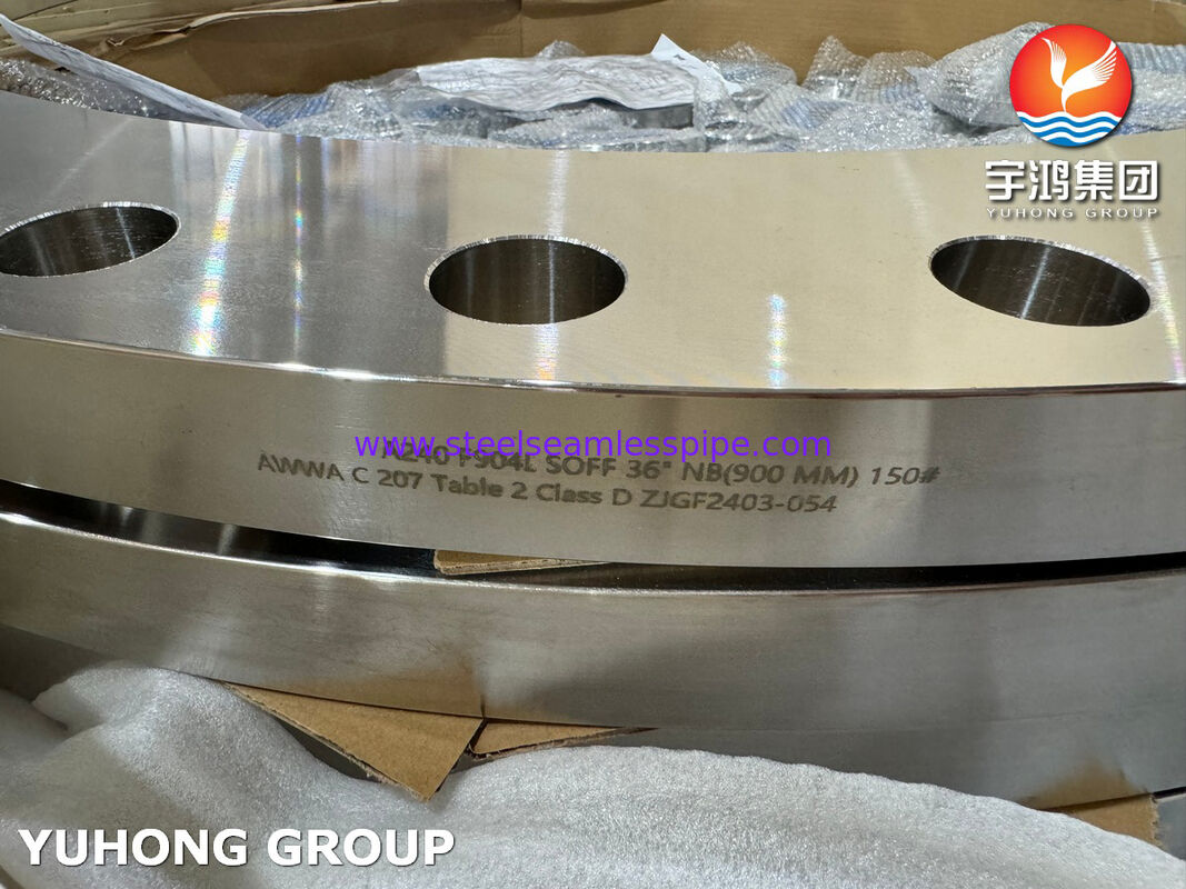A240 F904L STEEL FLANGE SOFF 150# AWWA C207 Table 2 Ciass D RING FLANGE