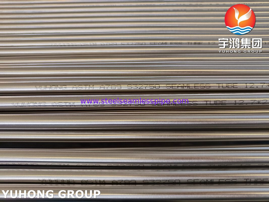 Tubo sem costura super duplex ASTM A789 S32750 2507 Tubo de aço duplex para petróleo e gás