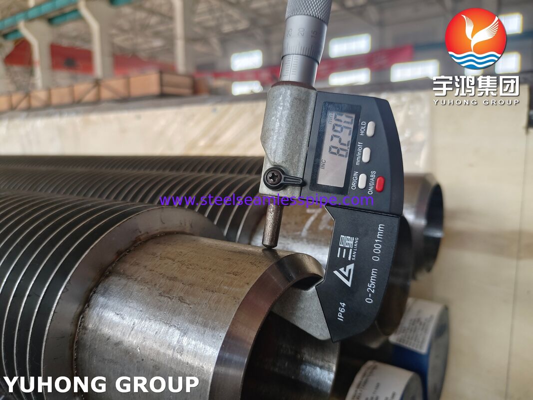 Tubo aletas soldado de alta frequência - Base ASTM A335 P22 / Aletas de 11-13Cr para Caldeiras e Aquecedores