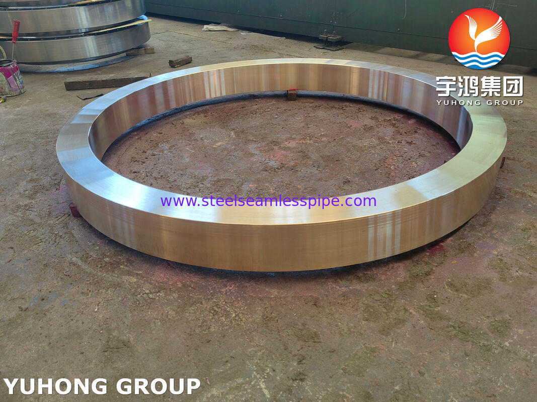 ASTM B171 / ASME SB171 C70600 Anel de cobre e níquel CuNi 90/10 Anel forjado