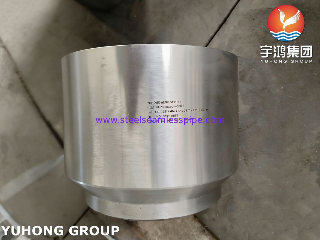 Forjados de Aço Carbono ASTM A105N Bicos Autoreforçados ASME para Vasos de Pressão