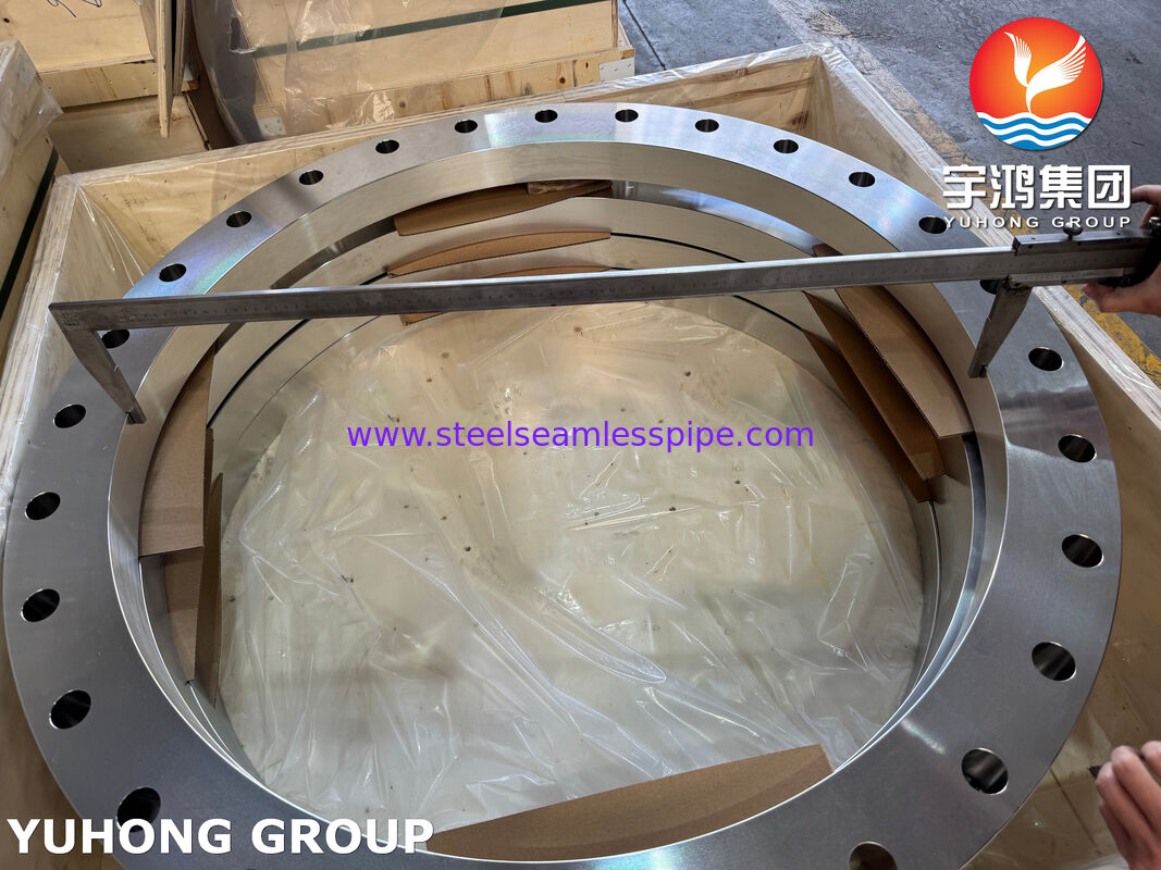 EN1092-1 Tipo 01A Flange de Placa A182 F316L Flange de Aço Inoxidável Flange de Face Plana