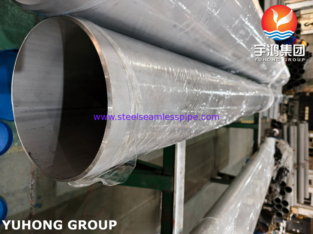 ASTM A358-CL1 TP316/TP316L Tubo de aço inoxidável soldado por fusão elétrica com forte resistência à corrosão
