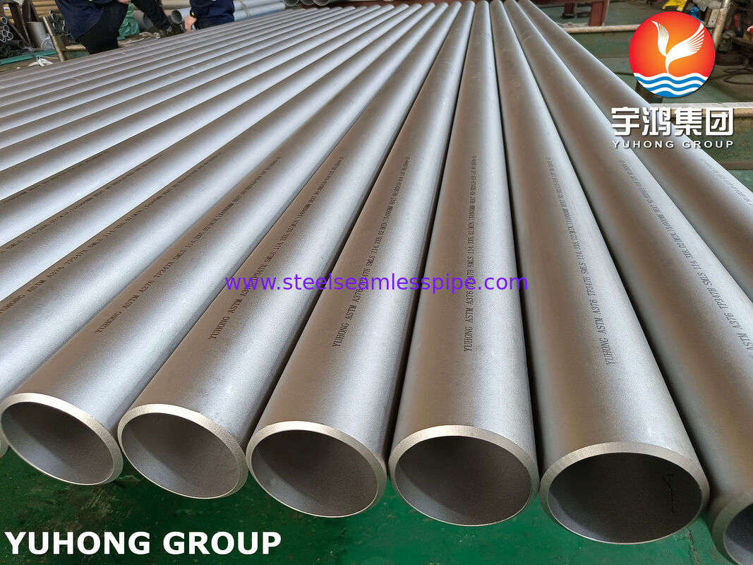 Tubo sem costura ASTM A376 TP347H Nb-estabilizado 515MPa até 900°C para forno de craqueamento de reaquecedor de superaquecedor