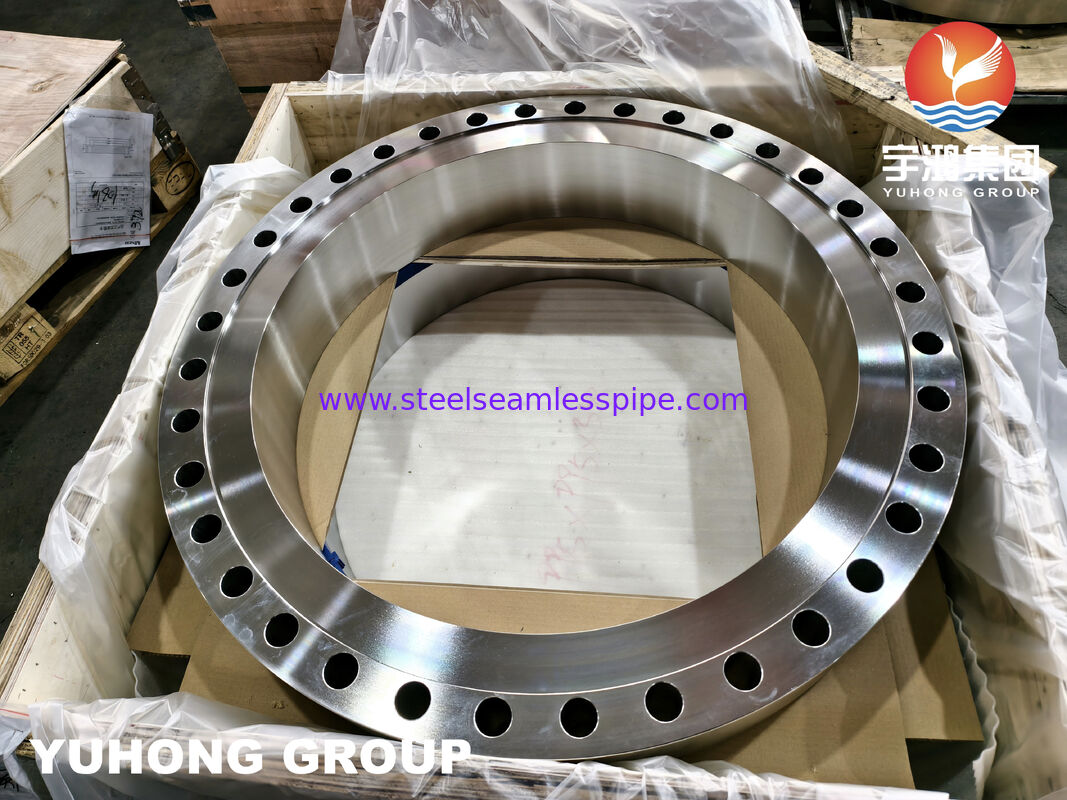 Flange de Aço Inoxidável Forjado ASTM A182 F316L WNRF para Sistemas de Tubulação Corrosiva