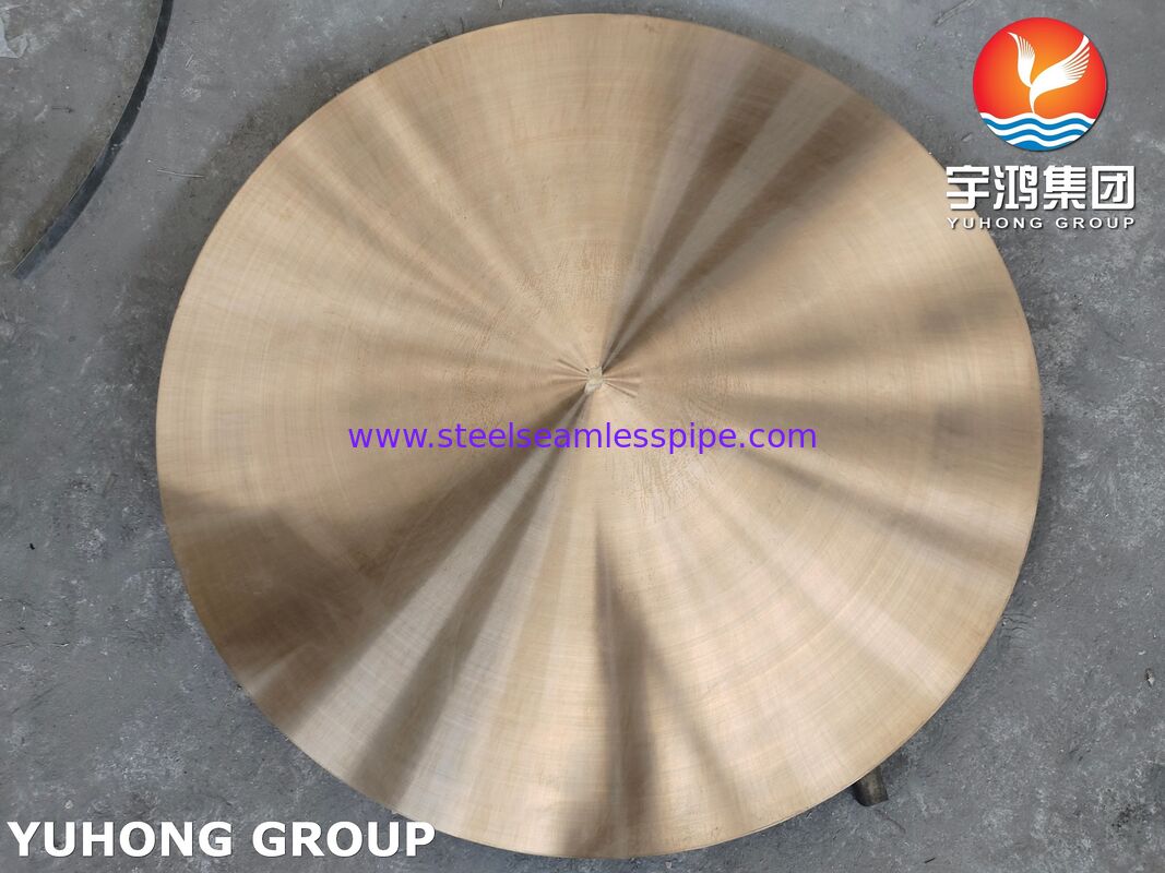 ASME SB171 UNS C46400 Latão Naval Placa Forjada Disco Círculo Liga de Cobre Forjada