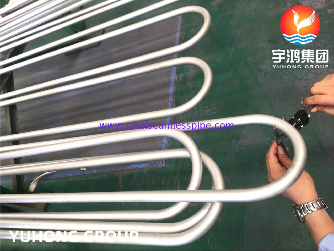 Tubo Inconel 625 sem costura em U para trocadores de calor casco e tubo ASTM B444