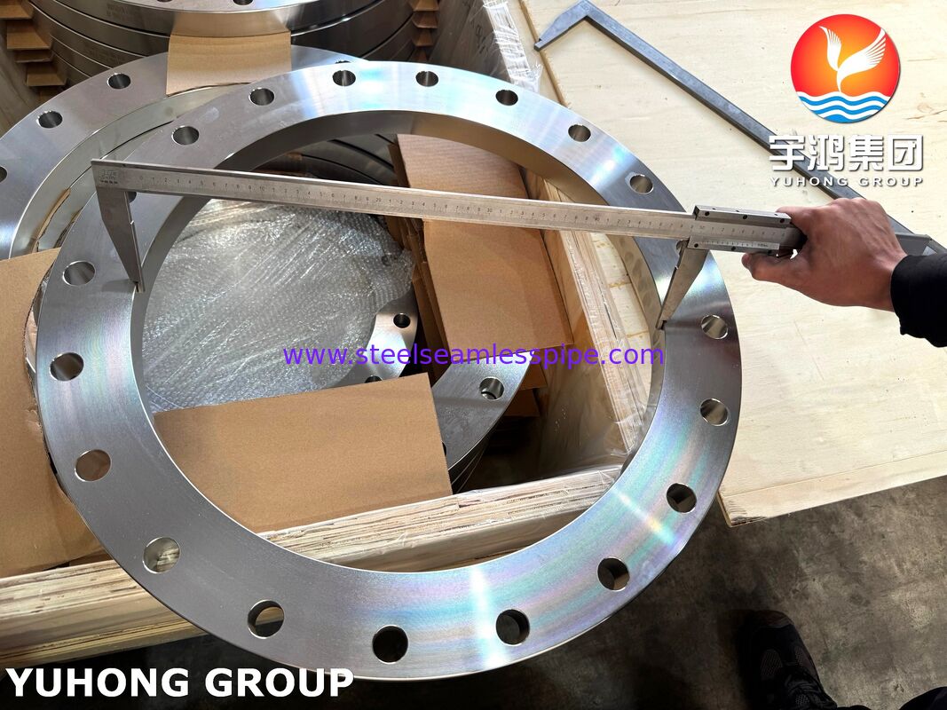 EN 1092-1 F316L Acero inoxidável de face plana FF Flange PN16 para tubulação