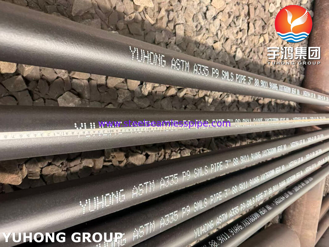 ASTM A335 Grade P9 Alloy Steel Seamless Pipe Chrome Moly Pipe for High-Temperature Service