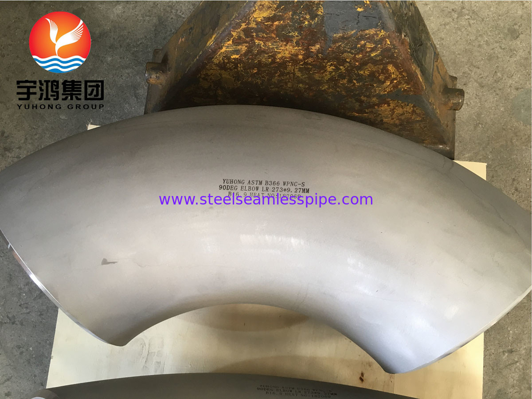 ASTM B366 Monel 400 / UNS N04400 Combos de 90 graus de aço de liga de níquel