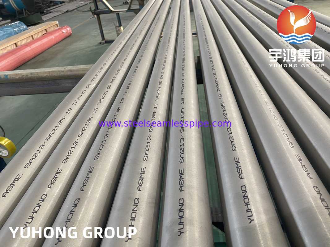 ASTM A213/ ASME SA 213 TP347/347H Tubos de aço inoxidável para caldeiras ou trocadores de calor