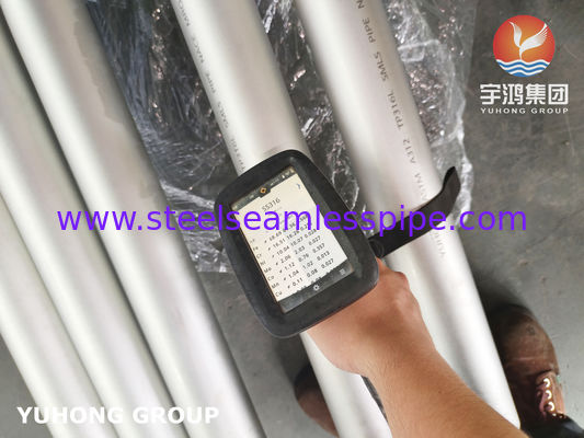 A tubulação sem emenda de aço inoxidável, ASTM A312 TP316Ti, B16.10 & B16.19, 6M, PE/SEJAM, SUPERFÍCIE ACABADA A QUENTE