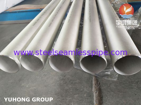 A tubulação sem emenda de aço inoxidável, ASTM A312 TP316Ti, B16.10 & B16.19, 6M, PE/SEJAM, SUPERFÍCIE ACABADA A QUENTE