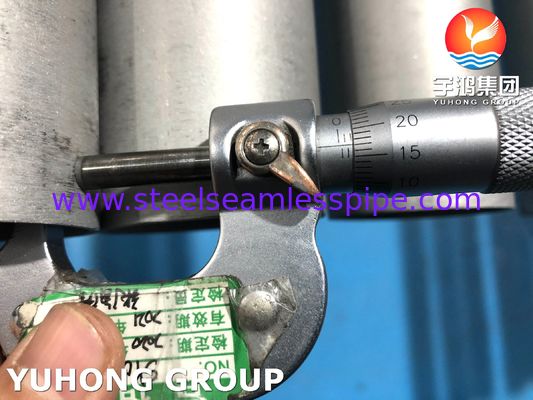 ASTM A789 UNS S32205 Tubos duplex sem costura de aço para indústria química