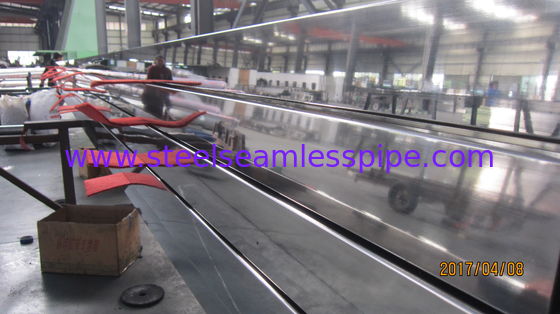 Tubo quadrado de aço inoxidável, ASTM A554, categoria SS304/304, linha superfície do cabelo do espelho dos SS 316/316L