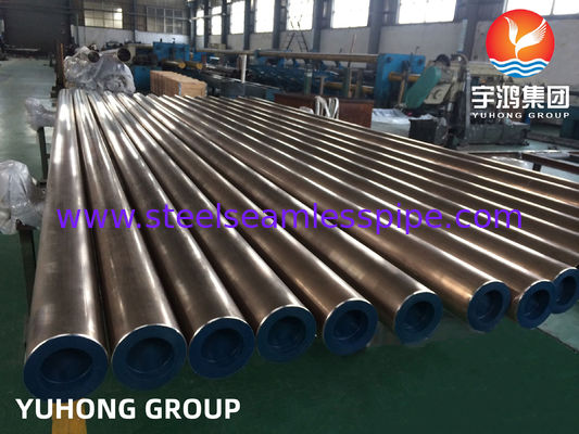 Tubo ASTM 135 ASTM B43 GB1527 GB/T 26290 da liga de cobre de TP2 H62 H65 H68 H70