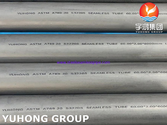 Tubulação de aço inoxidável frente e verso, ASTM A790, ASTM A928, S31803, S32750, S32760, S31254, 254Mo, 253MA