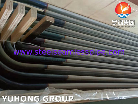 ASTM A213 TP317L Tubo de trocador de calor de aço inoxidável U Bend 100% ET