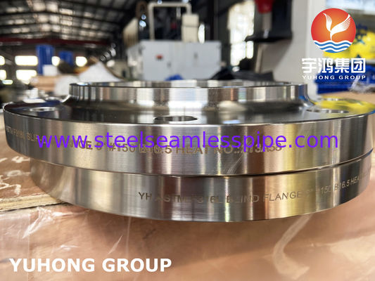 ASTM A182 F316L Flanca de aço inoxidável deslizante com face elevada ASME B16.5 Classe 150 a 900