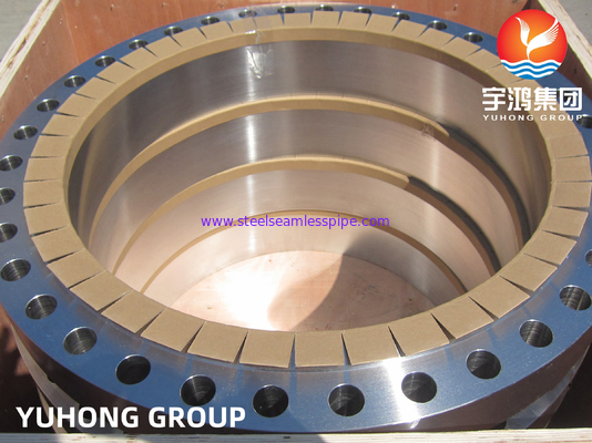 Flange de aço duplex ASTM A182 F51 UNS S31803 Sistemas de tratamento de água do mar