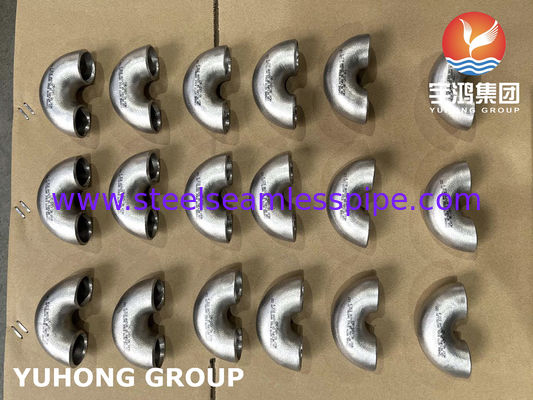 Cotovelo 180° LR de Hastelloy C22 / N06022 | Conexão de Solda de Topo em Liga de Níquel ASTM B366 para Serviço Corrosivo