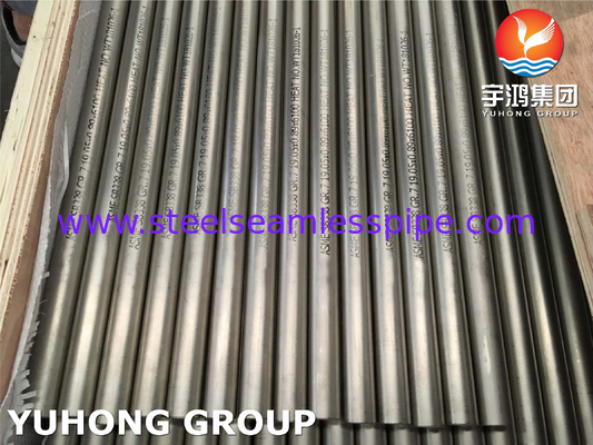 ASME SB338 GR7 UNS R52400 Tubo de liga de Ti para trocador de calor de condensador