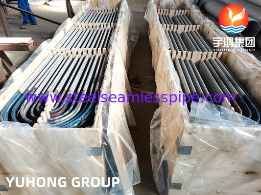 SA213 TP316L (UNS S31603, 1.4404) Tubo de trocador de calor U Bend com tratamento em solução, emaranhado e passivado